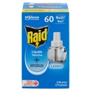 Raid Liquido Elettrico Antizanzare Comuni e Tigre, 60 notti, Ricarica 36 ml